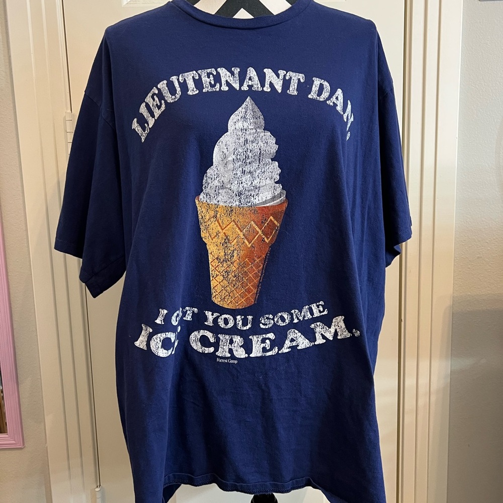 Forrest Gump Lieutenant Dan Ice Cream Graphic Tee - Picture 1 of 3